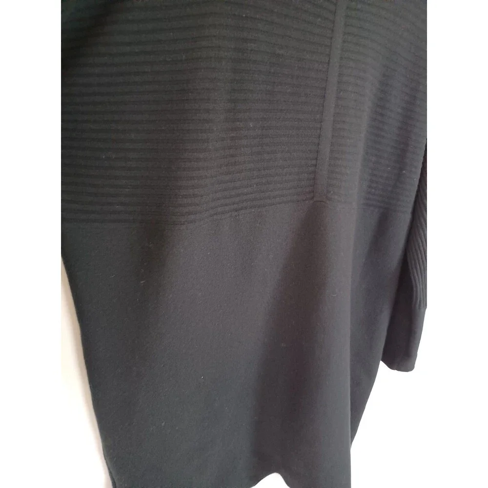 Eileen Fisher Wool‎ Blend Oversized Sweater Pullover Rib Knit Medium Minimalist
